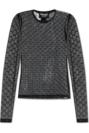 Dsquared2 Mujer, Camisetas, Negro, Talla: M