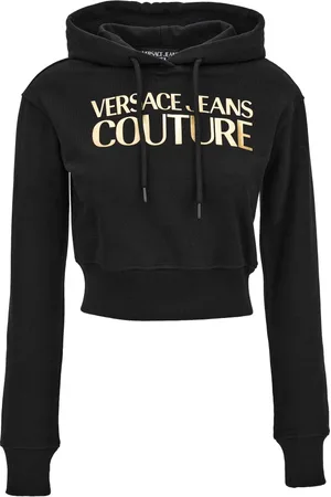 VERSACE Mujer, Sudaderas, Negro, Talla: L