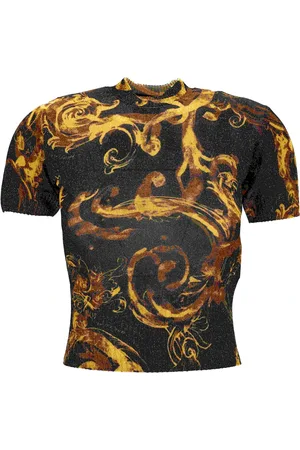 VERSACE Mujer, Camisetas, Negro, Talla: L