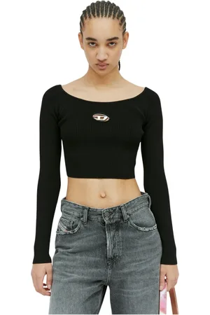 Diesel Mujer, Camisetas, Negro, Talla: L