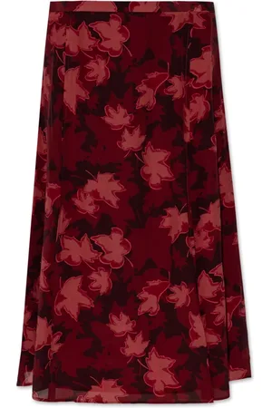 Maison Kitsuné Mujer, Faldas, Rojo, Talla: M