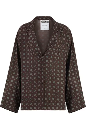 Moschino Mujer, Blusas y Camisas, Marrón, Talla: M