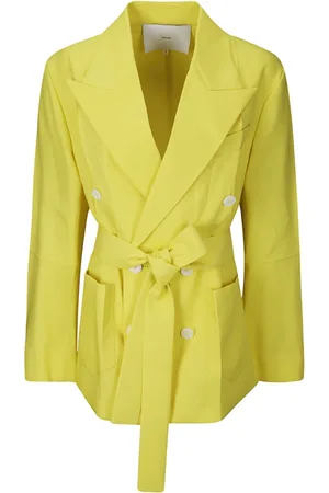 SETCHU Mujer, Chaquetas, Amarillo, Talla: M