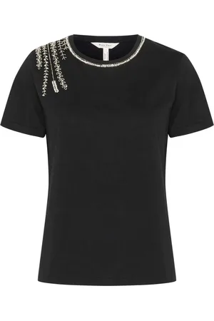 Part Two Mujer, Camisetas, Negro, Talla: 2XL