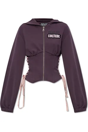 VERSACE Mujer, Sudaderas, Púrpura, Talla: S