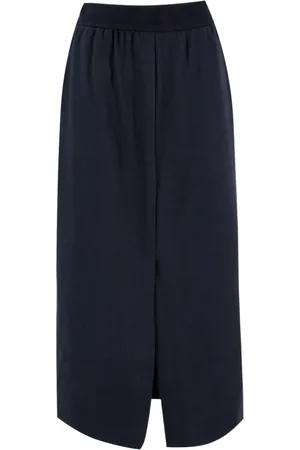 LE TRICOT PERUGIA Mujer, Faldas, Azul, Talla: M