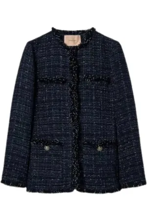 Twin-Set Mujer, Chaquetas, Azul, Talla: M