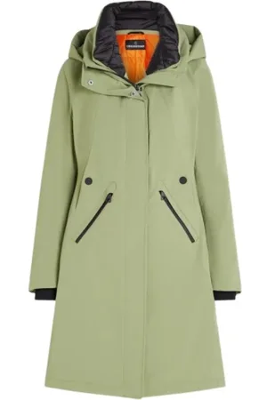 Creenstone Mujer, Abrigos, Verde, Talla: XS