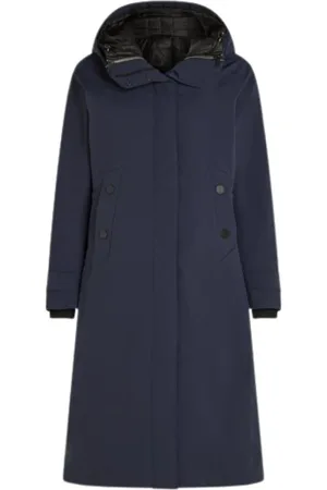 Creenstone Mujer, Abrigos, Azul, Talla: M