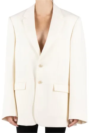 WARDROBE.NYC Mujer, Chaquetas, Blanco, Talla: S