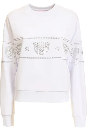 Chiara Ferragni Mujer, Sudaderas, Blanco, Talla: 2XS
