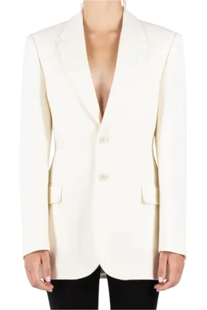 WARDROBE.NYC Mujer, Chaquetas, Blanco, Talla: M