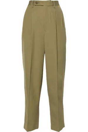 Auralee Mujer, Pantalones, Verde, Talla: XS