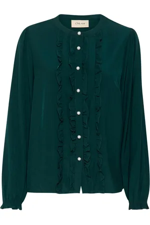 Cream Mujer, Blusas y Camisas, Verde, Talla: 2XL