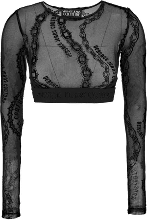VERSACE Mujer, Camisetas, Negro, Talla: L