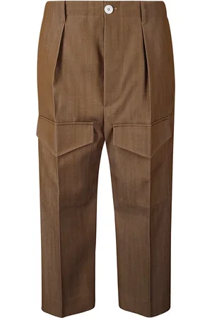 SETCHU Mujer, Pantalones, Marrón, Talla: M