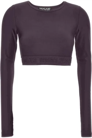 VERSACE Mujer, Camisetas, Púrpura, Talla: S