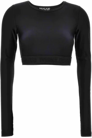 VERSACE Mujer, Camisetas, Negro, Talla: L
