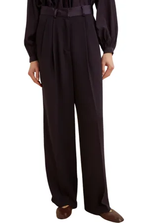 LAURENCE BRAS Mujer, Pantalones, Púrpura, Talla: M