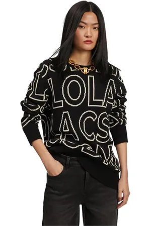 Lola Casademunt Mujer, Jerseys, Negro, Talla: M