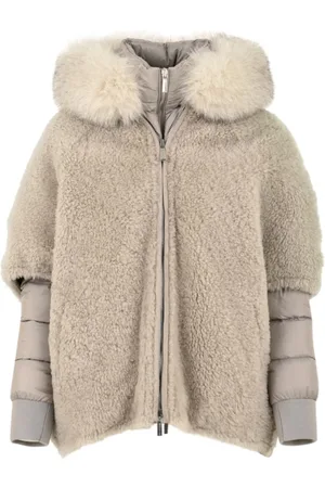 MOORER Mujer, Chaquetas, Marrón, Talla: S