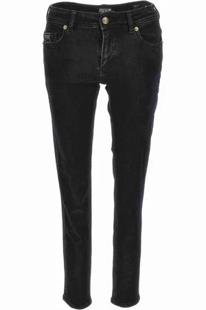 VERSACE Mujer, Vaqueros, Negro, Talla: W26