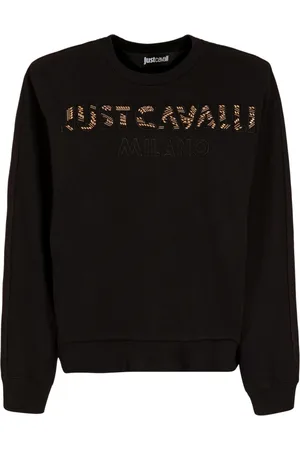 Roberto Cavalli Mujer, Sudaderas, Negro, Talla: XS