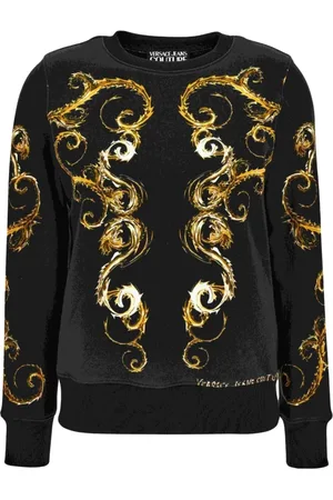 VERSACE Mujer, Sudaderas, Negro, Talla: XS