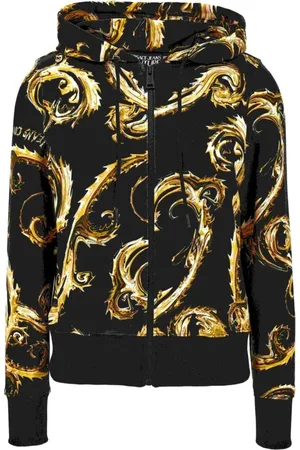 VERSACE Mujer, Sudaderas, Negro, Talla: 2XS