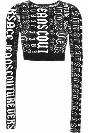 VERSACE Mujer, Camisetas, Negro, Talla: L