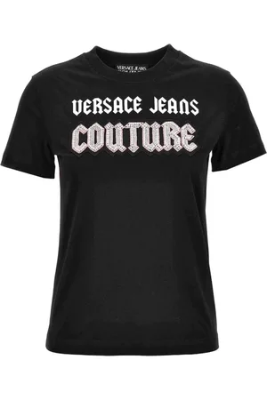 VERSACE Mujer, Camisetas, Negro, Talla: M