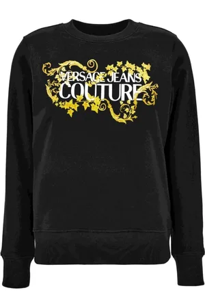 VERSACE Mujer, Sudaderas, Negro, Talla: S