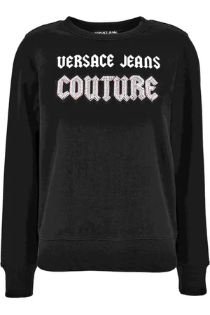 VERSACE Mujer, Sudaderas, Negro, Talla: 2XS