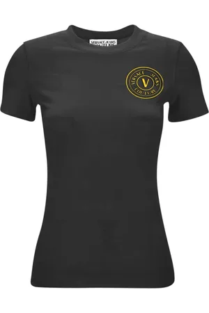VERSACE Mujer, Camisetas, Negro, Talla: XS