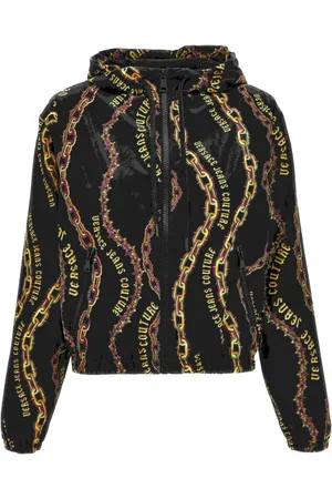 VERSACE Mujer, Chaquetas, Negro, Talla: L