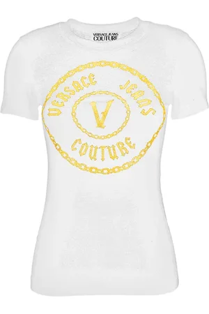 VERSACE Mujer, Camisetas, Blanco, Talla: S
