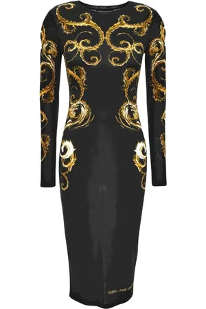 VERSACE Mujer, Vestidos, Negro, Talla: 3XS