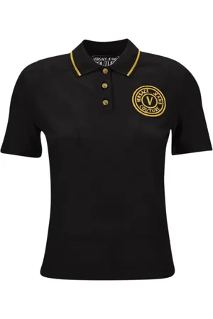VERSACE Mujer, Camisetas, Negro, Talla: 2XS