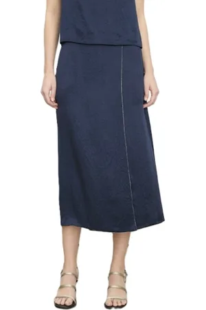 Vince Mujer, Faldas, Azul, Talla: L