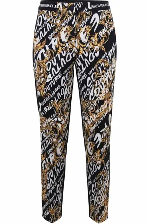 VERSACE Mujer, Pantalones, Negro, Talla: S