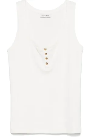 ANINE BING Mujer, Camisetas, Blanco, Talla: XS