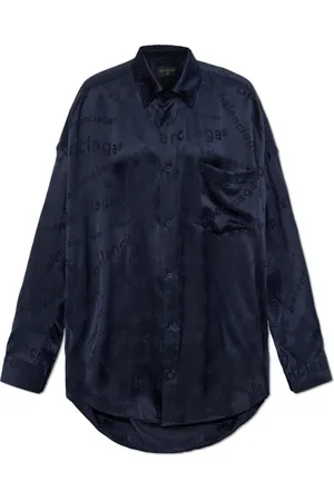 Balenciaga Mujer, Blusas y Camisas, Azul, Talla: S