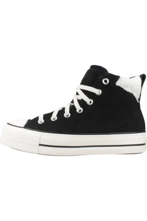 Converse Mujer, Zapatos, Negro, Talla: 38 EU