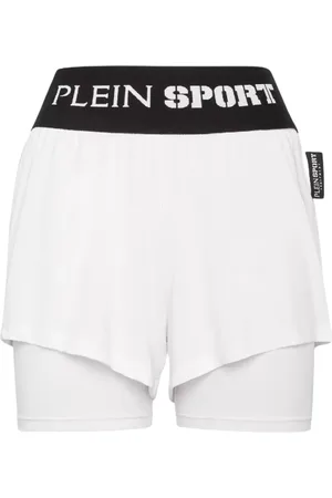 Philipp Plein Mujer, Pantalones cortos, Blanco, Talla: M