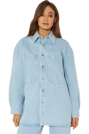 Nanushka Mujer, Blusas y Camisas, Azul, Talla: S