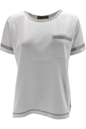 D.EXTERIOR Mujer, Camisetas, Blanco, Talla: S