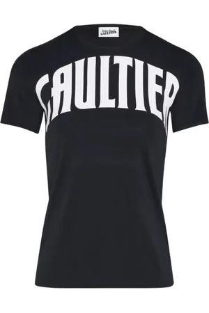 Jean Paul Gaultier Mujer, Camisetas, Negro, Talla: L