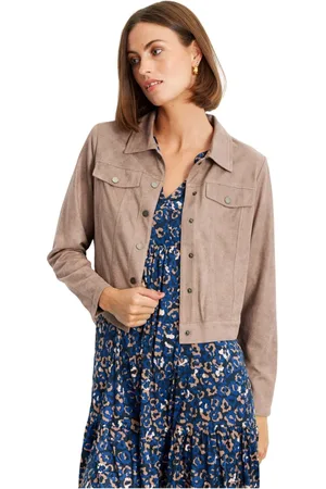 In Front Mujer, Chaquetas, Marrón, Talla: XL