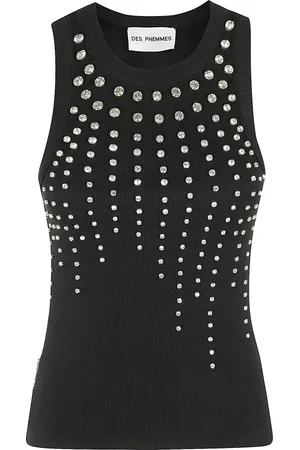 Des Phemmes Mujer, Camisetas, Negro, Talla: S