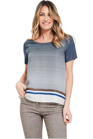 caliban Mujer, Blusas y Camisas, Azul, Talla: M
